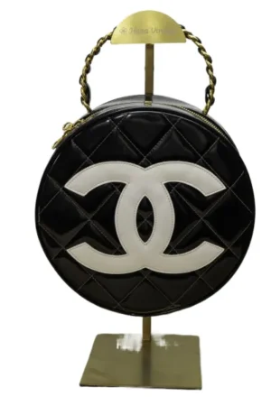 CHANEL Vintage Round Clutch Bag
