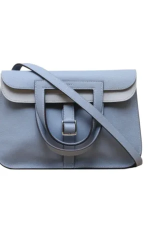 HERMES Halzan 25 Double-Handle Shoulder Bag